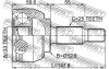 Купить ШРКШ ЗОВНІШНІЙ RENAULT, NISSAN Dacia Duster, Renault Scenic, Grand Scenic, Duster FEBEST 2410-DUST (фото2) подбор по VIN коду, цена 2293 грн.