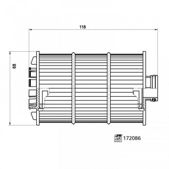 FEBI VW Фильтр маслянный AUDI A6/A7/A8 4,0 12- FEBI BILSTEIN 172086