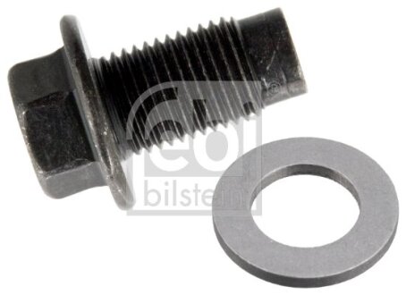 Пробка масляного піддона з прокладкою M12x1,25x22 (FEBI) Citroen C1, Peugeot 107, 108 FEBI BILSTEIN 172445