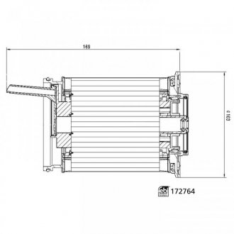 FEBI VW Фильтр топливный Touareg 3.0TDI 17-, AUDI A6 2.0TDI 13-, Q7/Q8 3.0TDI 5- Audi A6, Q7, Volkswagen Touareg FEBI BILSTEIN 172764