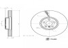 Купить Диск тормозной (передний правый) BMW 5 (G30/G31)/7 (G11/12)/ X5 (G05) 16- FEBI BILSTEIN 175490 (фото2) подбор по VIN коду, цена 5707 грн.