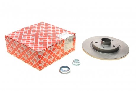 Тормозной диск с подшипником, сенсорным кольцом ABS, гайкой оси и защитным колпаком. Renault Kangoo FEBI BILSTEIN 38304