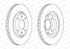 Купить Тормозной диск Citroen C4, DS3, Berlingo, C3, Xsara, DS4, Peugeot Partner, 208, 207, 307, 206 FERODO ddf1140c (фото2) подбор по VIN коду, цена 3027 грн.