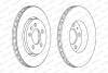 Купить Тормозной диск Volkswagen Golf, Audi TT, Volkswagen Bora, Seat Toledo, Audi A3, Seat Leon, Skoda Octavia FERODO ddf1154c (фото1) подбор по VIN коду, цена 3420 грн.