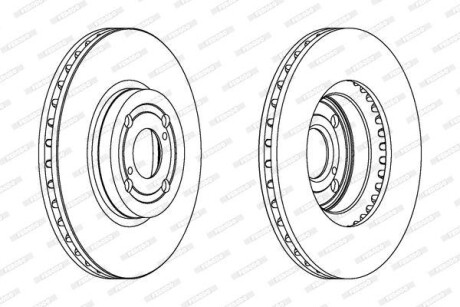 Гальмівний диск Toyota Corolla FERODO ddf1461c