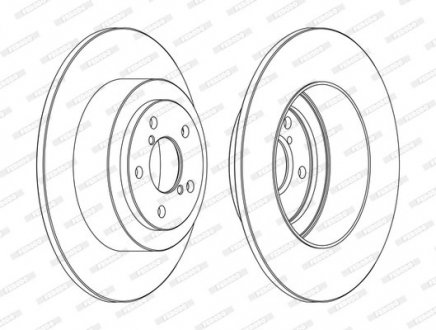 Гальмівний диск Subaru Legacy FERODO ddf1647c