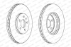 Купити Гальмівний диск Audi Q5, A5, A4 FERODO ddf1664c (фото1) підбір по VIN коду, ціна 8083 грн.