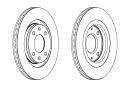 Диск тормозной Peugeot 405, 306, Citroen Berlingo, Xsara, Peugeot Partner, 206 FERODO ddf1921