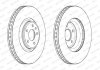 Купити Гальмівний диск Audi Q7, A4, Volkswagen Touareg FERODO ddf2598c-1 (фото1) підбір по VIN коду, ціна 4613 грн.