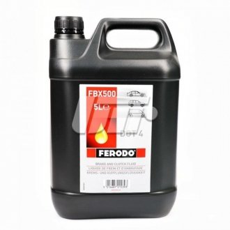 Жидкость тормозная DOT 4 5л FERODO fbx500