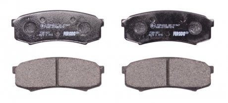 Комплект тормозных колодок из 4 шт. дисков FERODO fdb1021