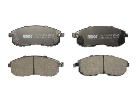 Комплект гальмівних колодок з 4 шт. дисків Infiniti J, Q, Nissan Maxima FERODO fdb1559