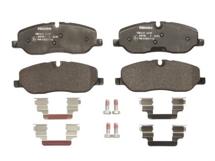 Комплект тормозных колодок из 4 шт. дисков FERODO fdb1615
