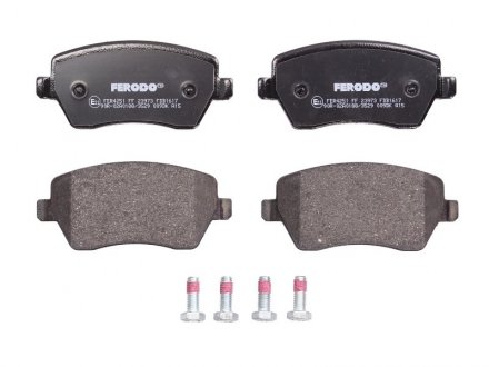 Комплект тормозных колодок из 4 шт. дисков FERODO fdb1617