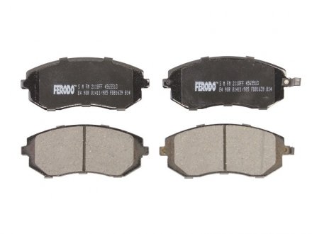 Комплект тормозных колодок из 4 шт. дисков FERODO fdb1639