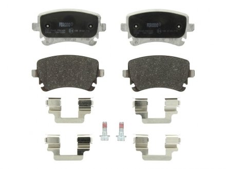 Комплект тормозных колодок из 4 шт. дисков Audi A6, A4, A8 FERODO fdb1655 (фото1)
