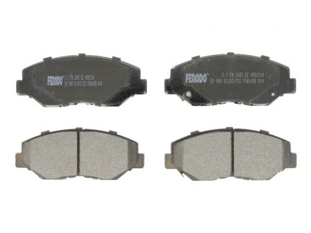 Комплект тормозных колодок из 4 шт. дисков Honda CR-V, Accord, Pilot, Civic FERODO fdb1658