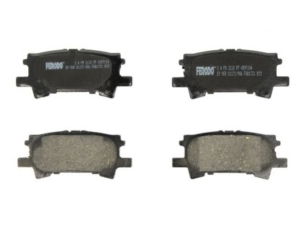 Купить Комплект тормозных колодок из 4 шт. дисков Lexus RX FERODO fdb1731 (фото1) подбор по VIN коду, цена 1146 грн.