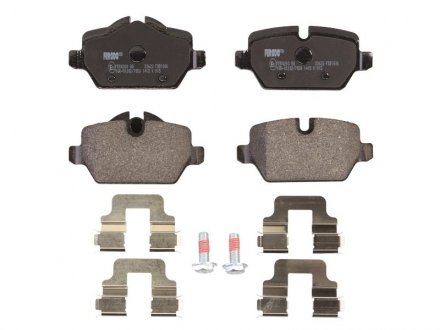 Комплект тормозных колодок из 4 шт. дисков Mini Countryman, BMW E81, E90, E87, E92 FERODO fdb1806