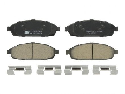 Комплект гальмівних колодок з 4 шт. дисків FERODO fdb4002