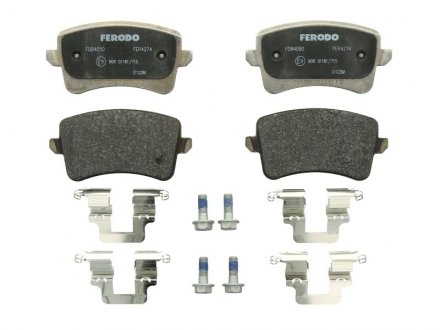 Комплект тормозных колодок из 4 шт. дисков FERODO fdb4050