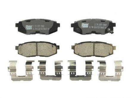 Комплект тормозных колодок из 4 шт. дисков Subaru Tribeca, Outback, Forester FERODO fdb4187