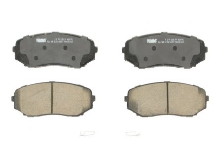 Комплект тормозных колодок из 4 шт. дисков FERODO fdb4365