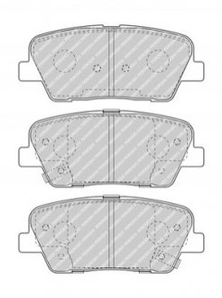Комплект тормозных колодок из 4 шт. дисков Hyundai Genesis, Santa Fe FERODO fdb4391