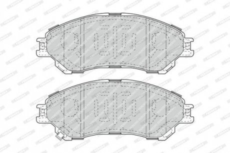 Комплект тормозных колодок. FERODO fdb4884