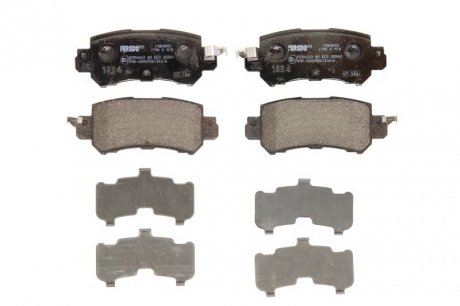 Купити Гальмівні колодки дискові Mazda CX-5 FERODO fdb4892 (фото1) підбір по VIN коду, ціна 1242 грн.