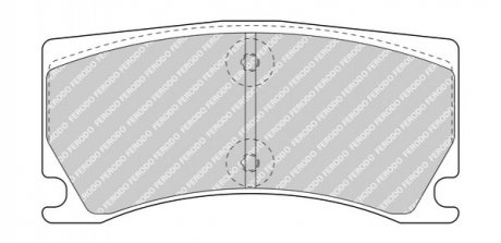 Купити Гальмівні колодки дискові Jaguar XK FERODO fdb5021 (фото1) підбір по VIN коду, ціна 968 грн.