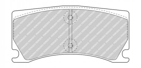 Колодки тормозные дисковые FERODO fdb5021