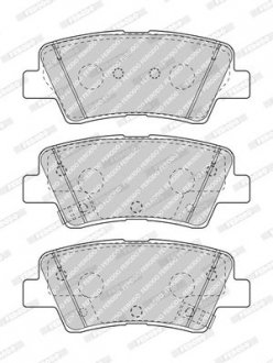 Колодки тормозные дисковые (комплект 4 шт.)) FERODO fdb5041