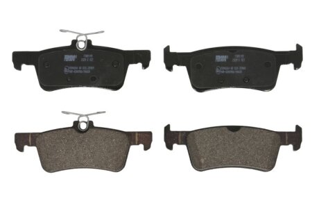 Комплект гальмівних колодок задн, PEUGEOT 308 II, 308 II/KOMBI, 308/HATCHBACK 1.2-2.0D 03.14-06.21 FERODO fdb5185