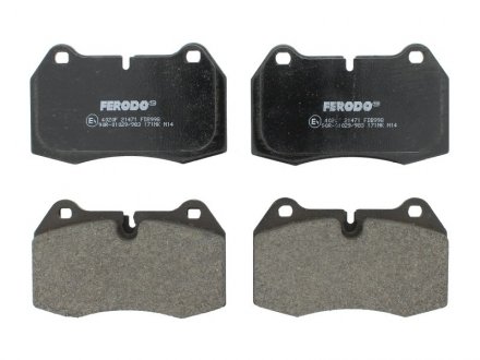 Комплект тормозных колодок из 4 шт. дисков FERODO fdb998