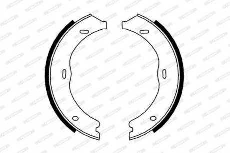 Тормозные колодки барабанные FERODO fsb4003