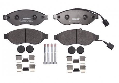 Комплект гальмівних колодок з 4 шт. дисків FERODO fvr1923