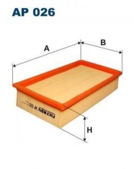Фільтр повітряний FILTRON ap026