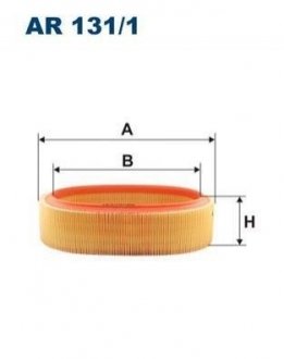 Фільтр повітряний Dacia Logan, Renault Megane, Kangoo, Clio, Sandero, Dacia Solenza, Renault Logan FILTRON ar1311