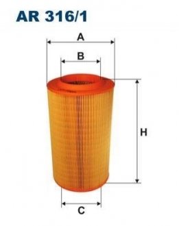 Фільтр повітряний FILTRON ar3161