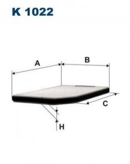 Фільтр салону FILTRON k1022