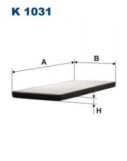 Фільтр салону FILTRON k1031