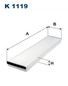 Фильтр салона FILTRON k1119