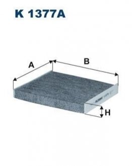 Фильтр салона угольный FILTRON k1377A