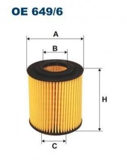 Фильтр масляный FILTRON oe6496