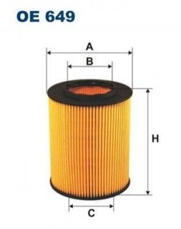 Фильтр масляный FILTRON oe649