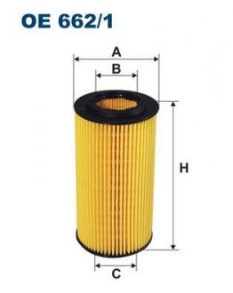 Купить Фильтр масляный FILTRON oe6621 (фото1) подбор по VIN коду, цена 378 грн.