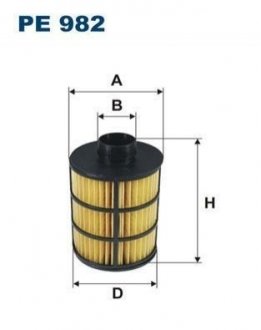 Фільтр паливний FILTRON pe982