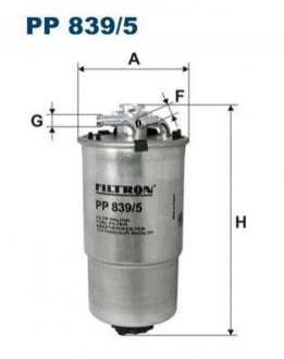 Фильтр топливный FILTRON pp8395