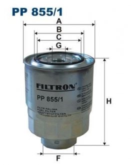 Фильтр топливный FILTRON pp8551